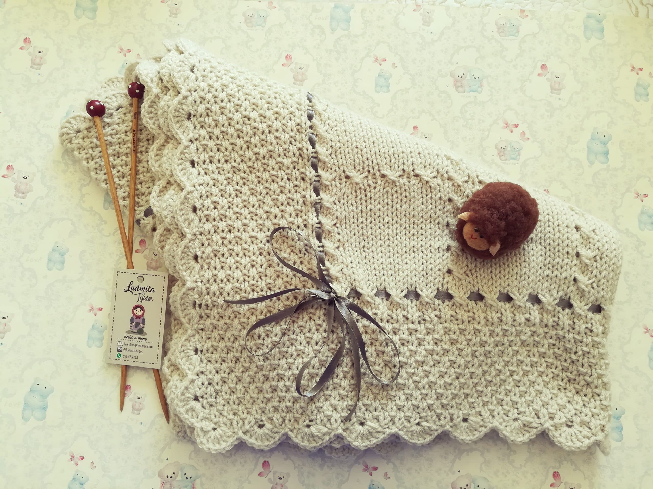 Manta para bebé Beige