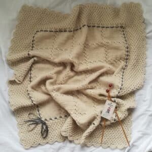 Manta para bebé Beige - imagen 2