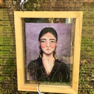 Cuadro decorativo Libertad | Ilustración de mujer digital - imagen 2