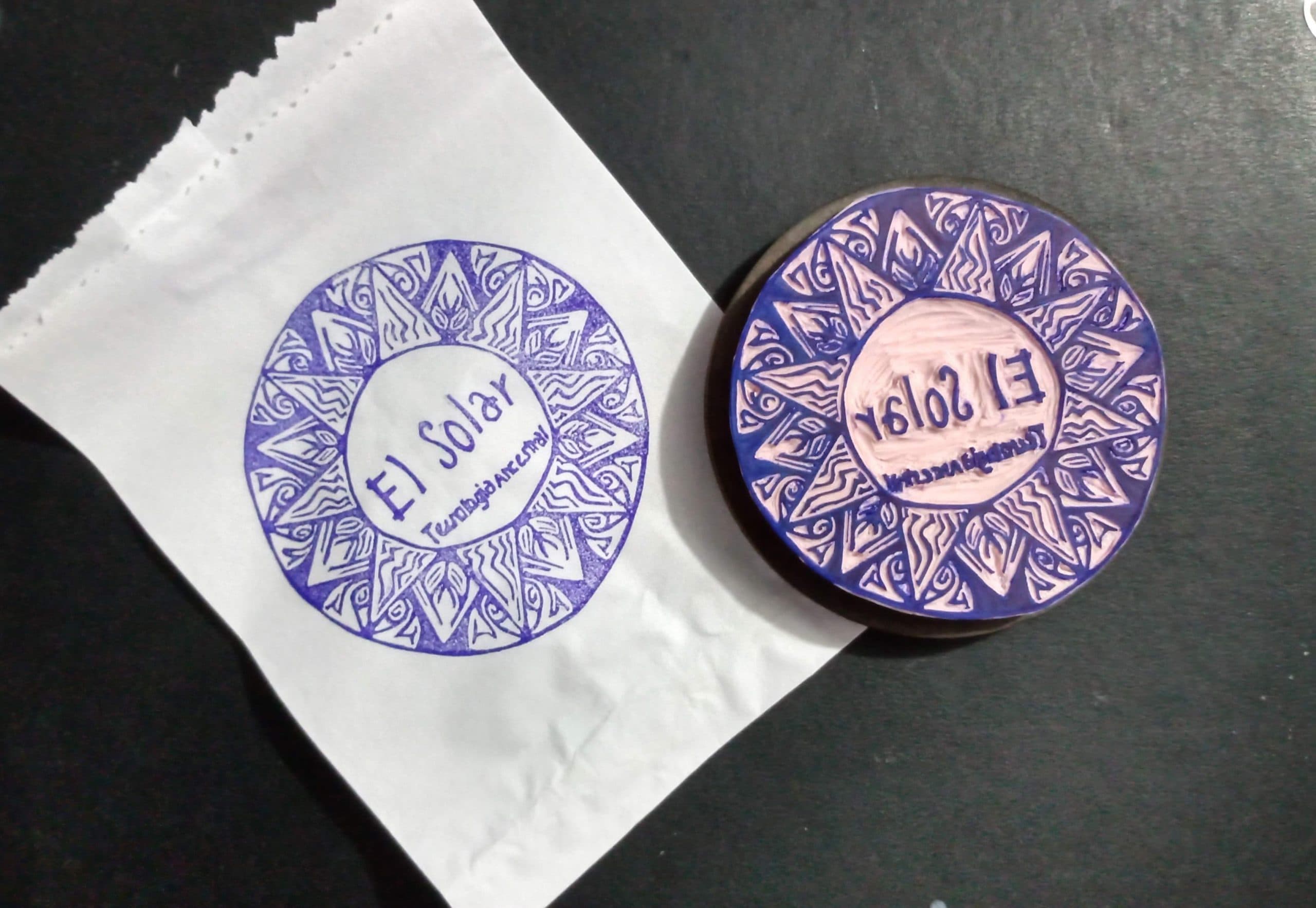 Sello personalizado en goma