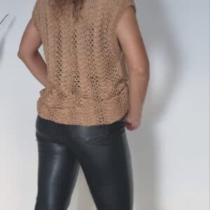 Blusa para mujer tejida en hilo. Talla unica - imagen 2