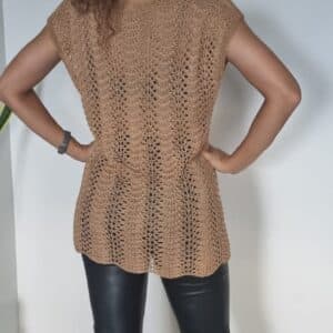 Blusa para mujer tejida en hilo. Talla unica - imagen 3