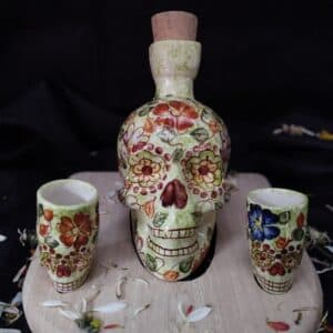 Botella Catrina y Copa de Tequila: Arte y Tradición en Tu Mesa - imagen 5